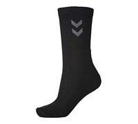 hummel Basic Chaussettes - Lot de 3 - Mixte Adulte - Noir - 46 - 48
