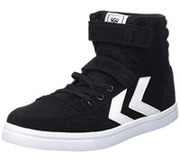 hummel Baskets à Fermeture Velcro High Slimmer Stadil pour garçon, Noir, 29 EU