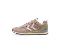 Hummel Baskets basses 'Fallon' beige foncé / gris / orange / blanc, Taille 38
