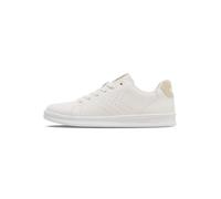 hummel Baskets Court Line Unisexes, Blanches, Taille 47 UE, White Bone White, 47 EU