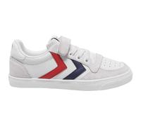 Hummel Baskets basses enfant filles SLIMMER STADIL LEATHER LOW JR Blanc 29