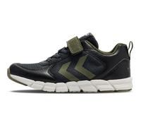 hummel Baskets Unisexes pour Enfant Speed 2.0 Jr, Noir/Gris, 26 EU