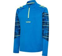 Maillot d'entraînement 1/2 zip enfant Hummel Blaze Pro Bleu 14 ans