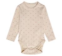 Body manches longues bébé Hummel Mini AOP Beige 2 ans