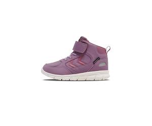 hummel Bottines X-Light 2.0 Mid Tex Jr - Unisexe - Pour enfant, Very Grape, 34 EU