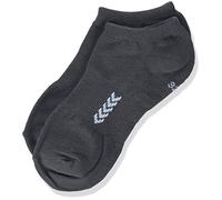 Hummel Chaussettes de sport en coton en div. couleurs - Ankle Socks - Chaussettes Cheville courte pour Sport & Fitness - Loisirs Unisexe - Chaussettes de coton avec Ripp plastique, Enfant, Socken Ankle Socks SMU, Castle Rock/Black