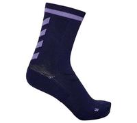 hummel Chaussettes D'INTÉRIEUR Elite Low PA Unisexe, Marin/Paisley Pourpre, 43-45