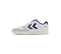 hummel Chaussures de Sport St Power pour Adulte, Blanc/Noir/Iris, 39 EU
