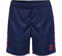 Hummel Core 2.0 Short Femme L Bleu Marine/Rouge
