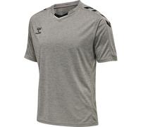 Hummel Maillot Hmlcore Xk Poly Jersey S/S – Gris chiné, noir et blanc – Taille M