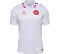 Hummel Denmark Away International Replica Football Shirt Blanc Grand Male