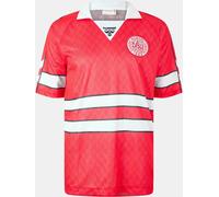Hummel Denmark Retro Home Shirt 1988 Adults Rouge/Blanc Small Male