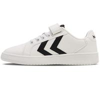 Hummel Derby Court Trainers Childrens Blanc/Noir C13 (32) Unisex