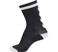 Hummel Chaussettes basses d'intérieur Elite – Blanc/Noir – Taille 43-45