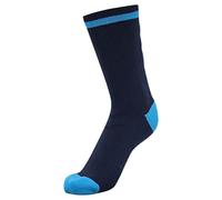 hummel Elite Indoor Sock Low Pa Chaussettes, Black Iris/Atomic Blue, 27 Mixte