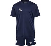 Hummel Ensemble hmlLOGO Set Kids – T-shirt et short unisexe, Regular Fit, Marine 152 cm