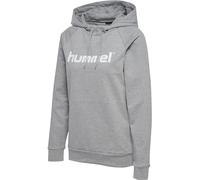 hummel Femme À Hmlgo en Coton avec Logo Sweat capuche, Gris Mélangé, M EU