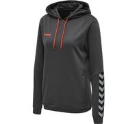 hummel Femme Hmlauthentic Poly À Capuche pour Femme Sweat , Gris, M EU