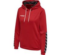 hummel Femme Hmlauthentic Poly À Capuche pour Femme Sweat , True Red., S EU