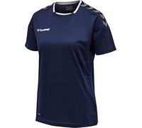 hummel Femme Hmlauthentic Poly Jersey pour Femme S/S Maillot, Marine, XS EU
