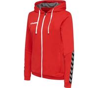 hummel Femme Hmlauthentic Poly Zip À Capuche pour Femme Sweat , True Red., XL EU
