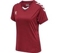 hummel Femme Hmlcore Xk Poly Jersey M/S T-Shirt, Bordeaux, XS EU