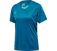 hummel Femme Hmlcore Xk Poly Jersey M/S T-Shirt, Corail Bleu, L EU