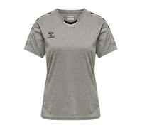 hummel Femme Hmlcore Xk Poly Jersey M/S T-Shirt, Gris Mélange, M EU