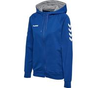 hummel Femme Hmlgo À Zippé en Coton Sweat capuche, Bleu (True Blue.), XS EU