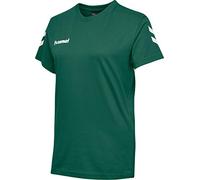 hummel Femme Hmlgo Cotton T shirts, Vert Sapin, M EU