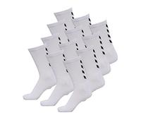 Hummel Fundamental Lot de 12 paires de chaussettes de sport Unisexe - Blanc - 41/45 FR