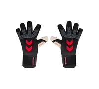 hummel Gants de Goalkeeper Mega Grip 11, Noir/Blanc
