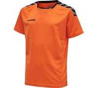 hummel Garçon Hmlauthentic Kids Poly Jersey S/S Maillot, Tangerine, 12 ans EU