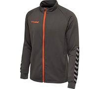 hummel Garçon Hmlauthentic Kids Poly Zip Jacket Veste, Gris, 12 ans EU