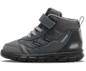 hummel Garçon Unisex Kinder Crosslite Winter Mid Infant Bottine, Forged Iron, 24 EU