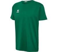 hummel GO 2.0 S/S T-Shirt de Sport à Manches Courtes pour Homme - T-Shirt d'entraînement pour Le Fitness, Le Sport et Les Loisirs - 100% Coton Bio - Coupe Confortable - Tissu Jersey Extensible et col
