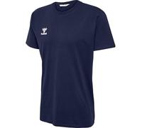 hummel GO 2.0 S/S T-Shirt de Sport à Manches Courtes pour Homme - T-Shirt d'entraînement pour Le Fitness, Le Sport et Les Loisirs - 100% Coton Bio - Coupe Confortable - Tissu Jersey Extensible et col