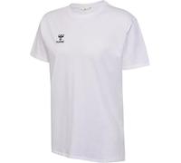 hummel GO 2.0 S/S T-Shirt de Sport à Manches Courtes pour Homme - T-Shirt d'entraînement pour Le Fitness, Le Sport et Les Loisirs - 100% Coton Bio - Coupe Confortable - Tissu Jersey Extensible et col