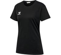 hummel GO 2.0 T-Shirt de Sport S/S à Manches Courtes pour Femme, pour Le Sport, Le Fitness et Les Loisirs - T-Shirt Basique en 100% Coton Bio - Matériau Extensible - Col Rond