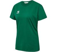 hummel GO 2.0 T-Shirt de Sport S/S à Manches Courtes pour Femme, pour Le Sport, Le Fitness et Les Loisirs - T-Shirt Basique en 100% Coton Bio - Matériau Extensible - Col Rond