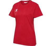 hummel GO 2.0 T-Shirt de Sport S/S à Manches Courtes pour Femme, pour Le Sport, Le Fitness et Les Loisirs - T-Shirt Basique en 100% Coton Bio - Matériau Extensible - Col Rond