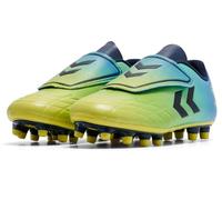 hummel HATTRICK MG JR - Bottes de Football - Limeade - 38 EU, Vert Citron, 38 EU