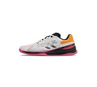 hummel HB TopFlight Pro 230728-9639 Chaussures de handball d'intérieur en salle Blanc/rose/orange, Blanc multicolore., 44.5 EU