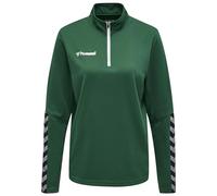 Hummel hmlAUTHENTIC Half Zip Sweatshirt Woman Color: Evergreen_Talla: 2XL