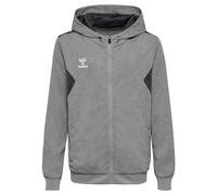 Veste de survêtement à capuche zippé polyester enfant Hummel Authentic Gris 14 ans