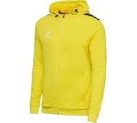 Hummel Sweat à capuche zippé HMLAUTHENTIC PL Tissu recyclé Jaune vif S Homme