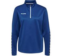 Hummel hmlAUTHENTIC Sweatshirt femme demi-zip bleu - col montant, manches longues XS