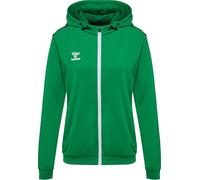 Veste de survêtement à capuche zippé polyester femme Hummel Authentic Vert S