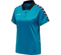 Hummel Authentic Functional Short Sleeve Polo Bleu S Femme