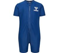 hummel hmlBODYS Drew Maillot de Bain Une pièce UNI_Enfants, Pivoine Marine, 104